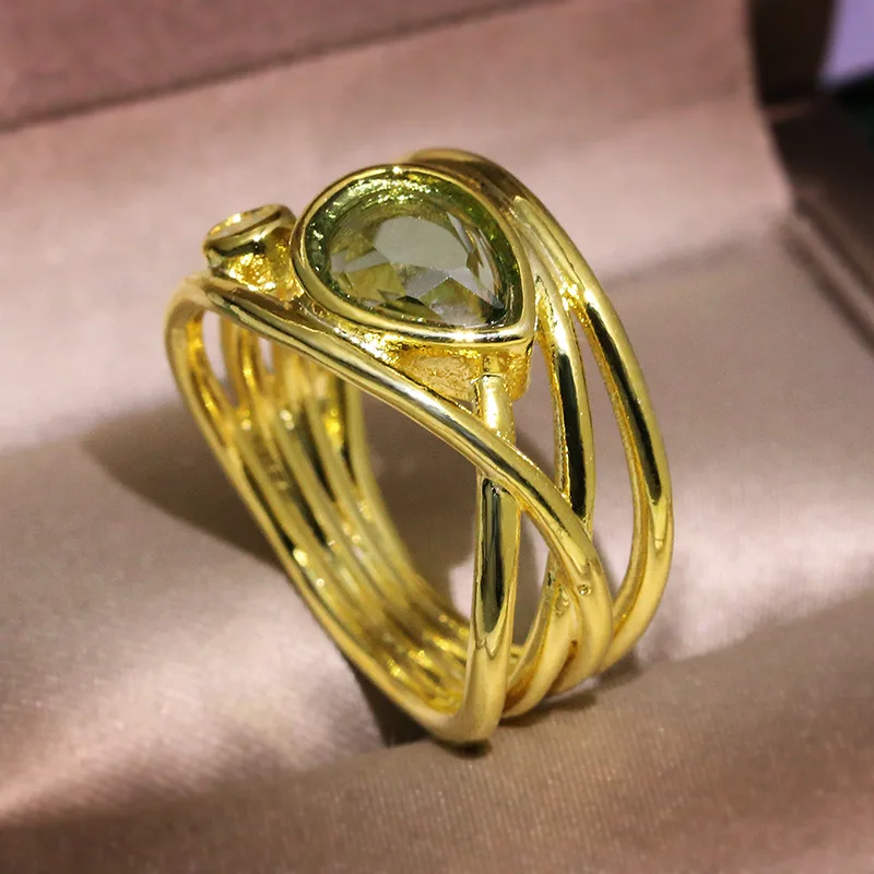 

14K Yellow Gold 1.5 Carats Diamond Ring for Women Luxury Engagement Bizuteria Anillos 14K Gold and Diamond Jewelry Wedding Ring