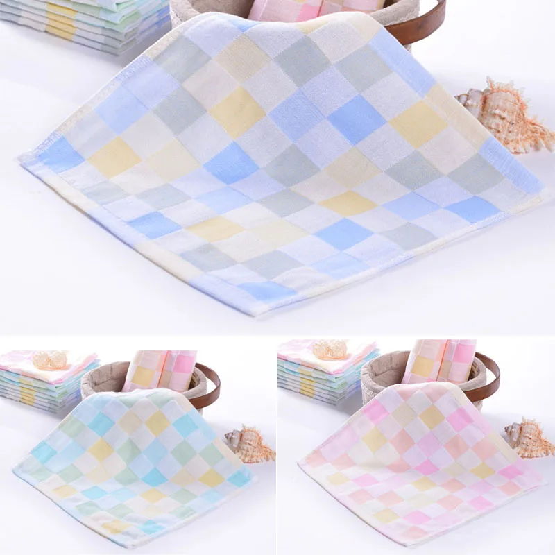Детское полотенце маленькие квадратные мочалки слюнявчик для младенцев мягкий