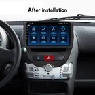 Автомагнитола для Peugeot 107, для Toyota Aygo, Citroen C1 2005-2013, умный мультимедийный видеоплеер, стерео, GPS-навигация, 4G, Wi-Fi, 8 ядер
