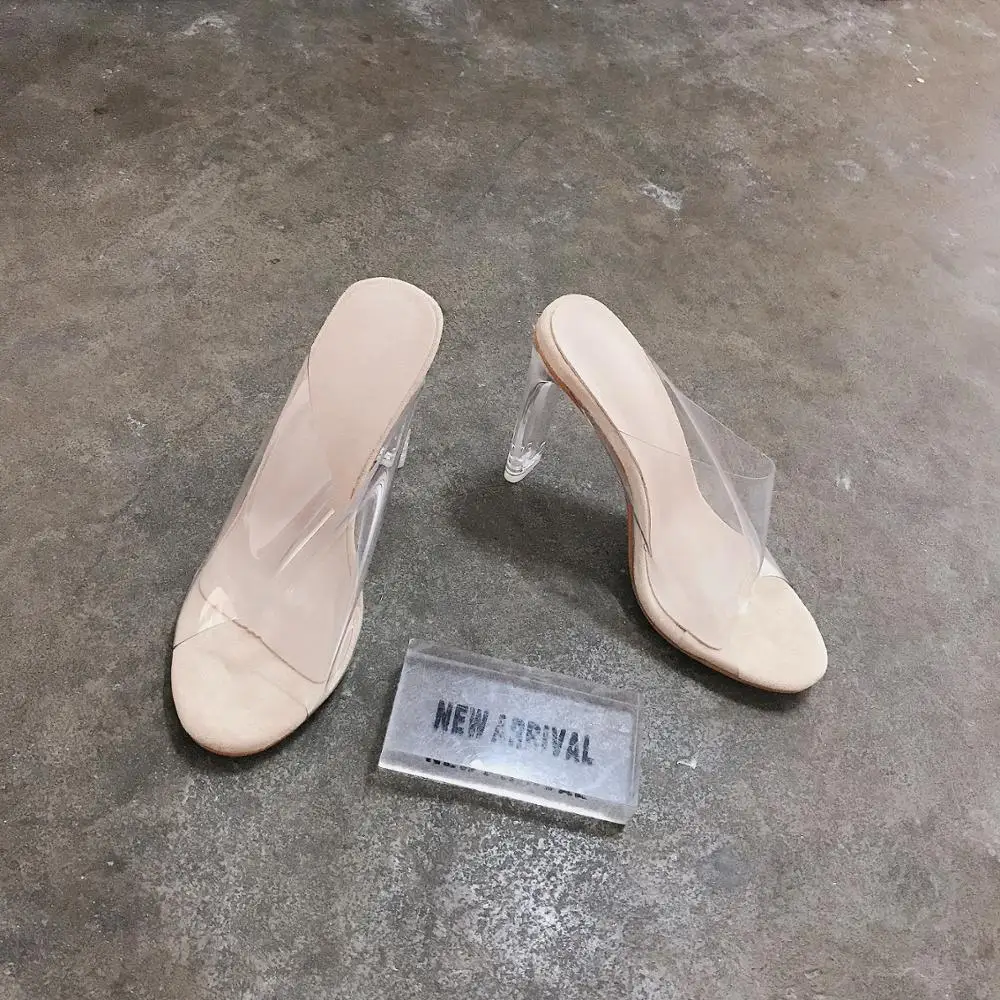 Сандалии женские на высоком каблуке пикантные Босоножки с открытым носком