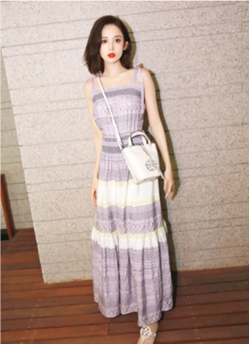 Женское длинное платье в клетку подиумное облегающее без бретелек с широкой