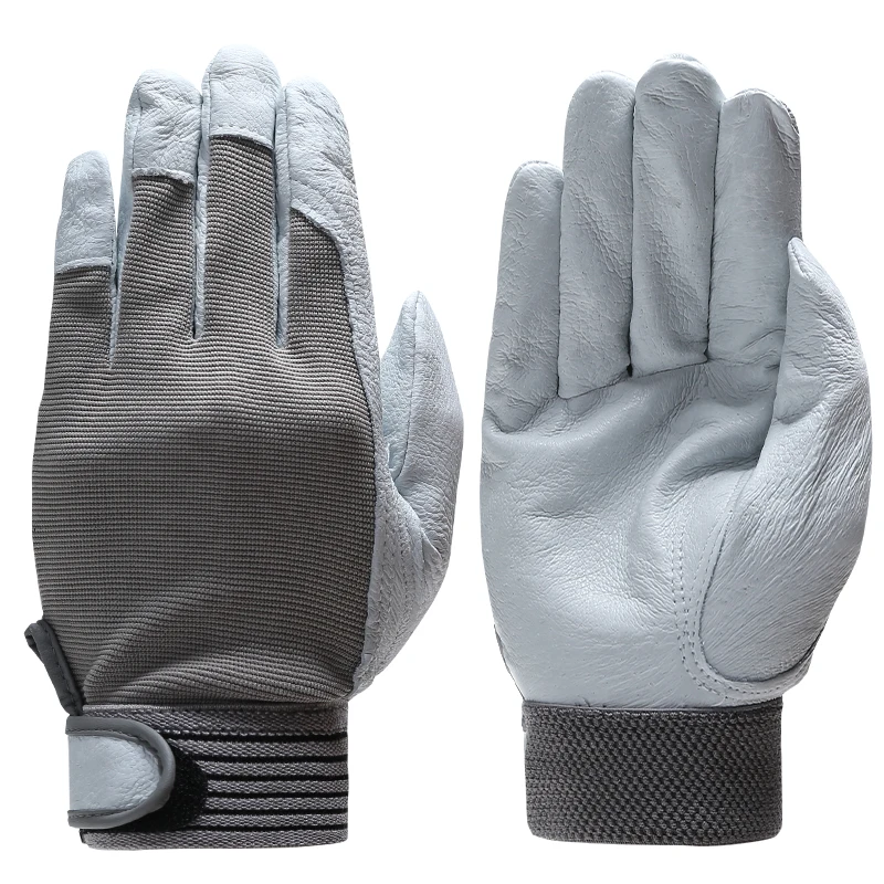 

QIANGLEAF кожаные рабочие перчатки 508