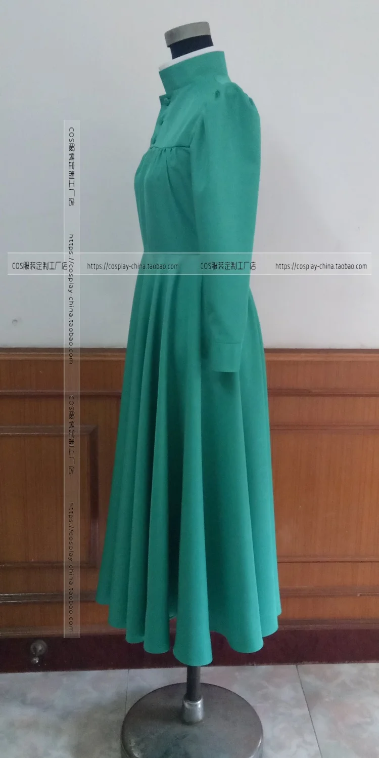 Howl's Moving Castle Sophie Hatter Cosplay Costume green cosplay Dress Custom-made |