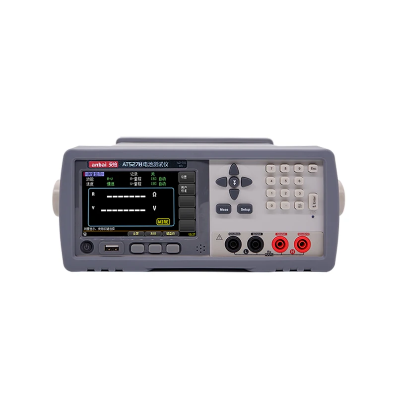 Anbai AT527H AC Resistance Meter Battery Tester With Handler Interface