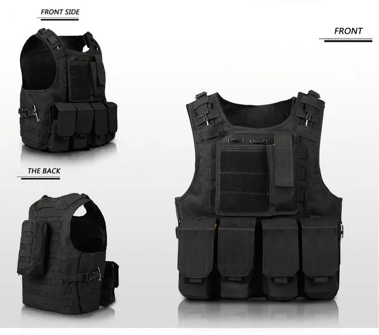 Тактический жилет, военная техника, штурмовой Жилет Molle Airsoft, верхняя одежда, охотничий Камуфляжный жилет, боевой жилет