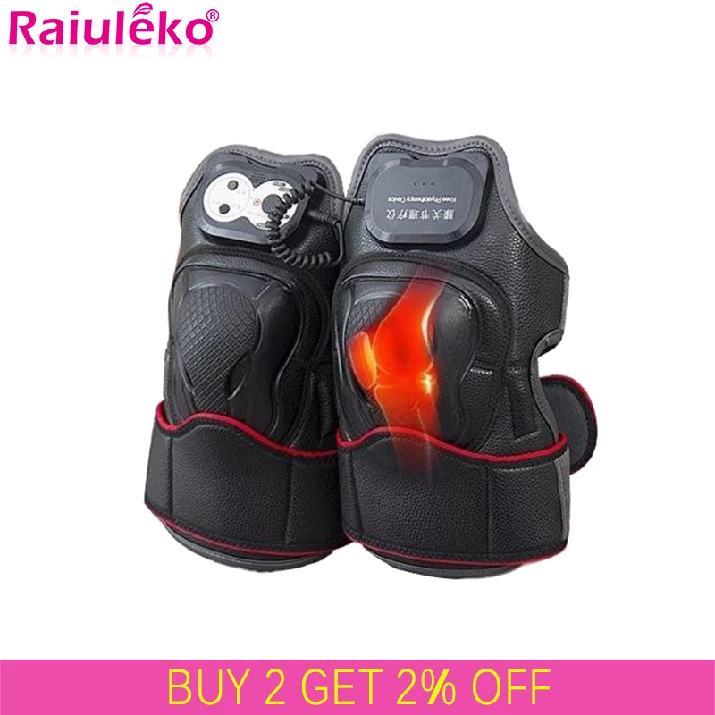 Rheumatic Arthritis Care Knee Magnetic Vibration Electric Massager Infrared Heated Joint Physiotherapy Device Rehabilitation |