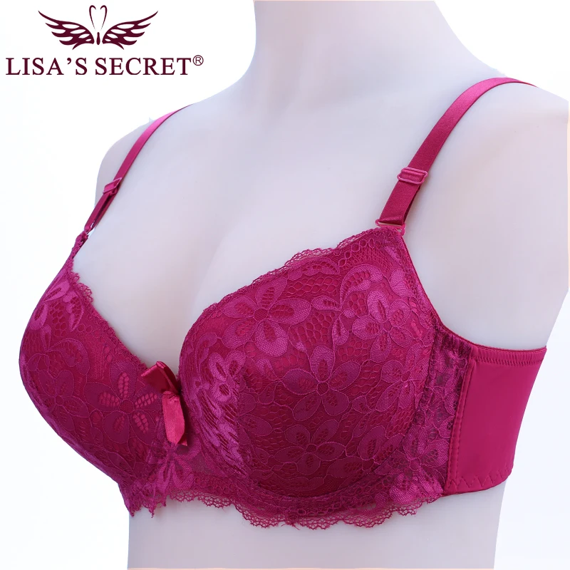 Бюстгальтер с пуш-апом Lisa's Secret женский кружевной бюстгальтер глубоким вырезом