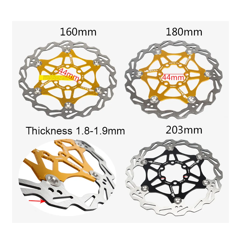 Плавающий тормозной диск с 6 болтами гидравлическая тормозная колодка для