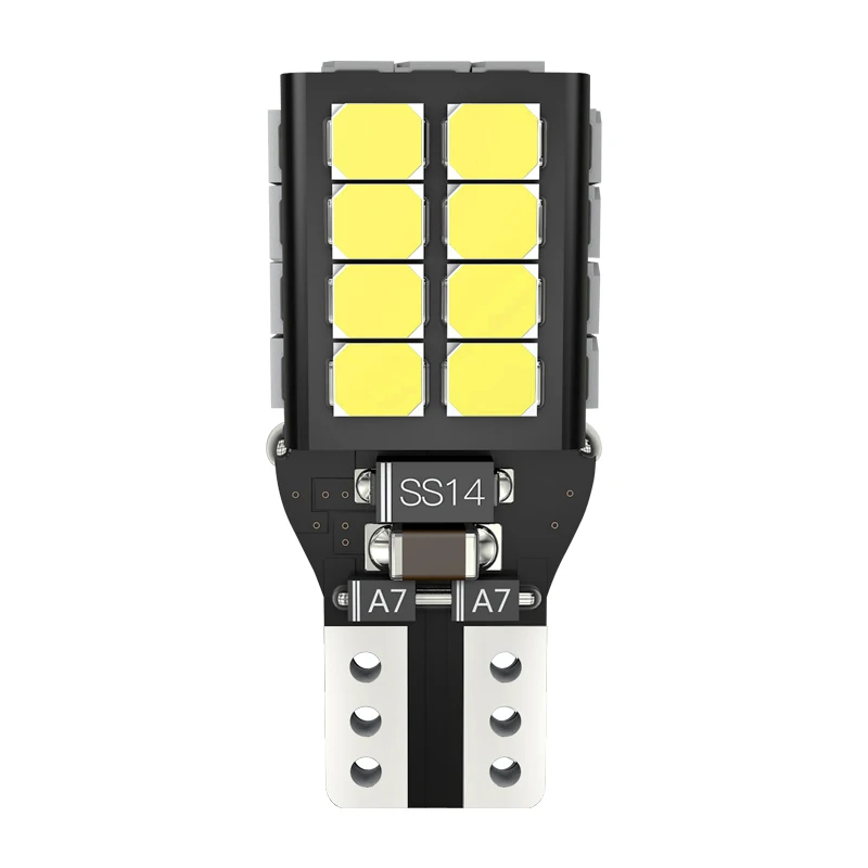 

JIACHI 2PCS 921 912 W16W LED Bulbs T15 Car Reverse Lamp Auto Signal Lights Parking Backup Lights Canbus Error Free 12V-24V White