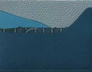 Crocodile with punch Японское стальное лезвие, правило высечки, стальной пробойник, сумка для карт, режущий пресс для дерева, штампы для кожи, резак для кожаных изделий 100x70 мм - Цвет: Crocodile with punch