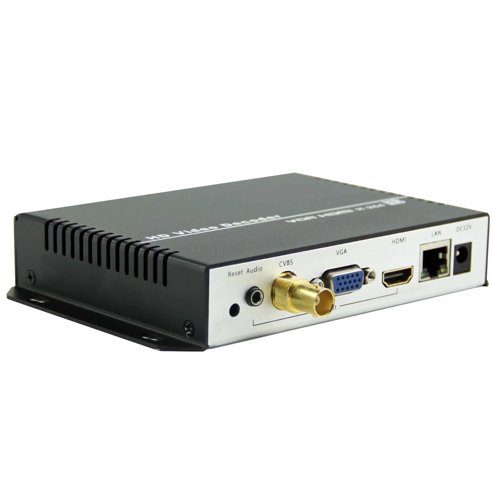 UHD 4K H.265 H.264 HDMI VGA CVBS декодер HD SD видео аудио IP потоковый декодер HTTP RTSP RTMP UDP HLS к HDMI VGA CVBS приемник