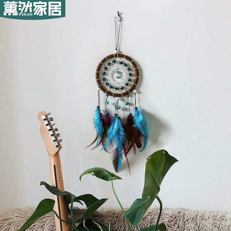 Бирюзовый Ловец снов подвеска ручной работы подарок на выпускной украшение для