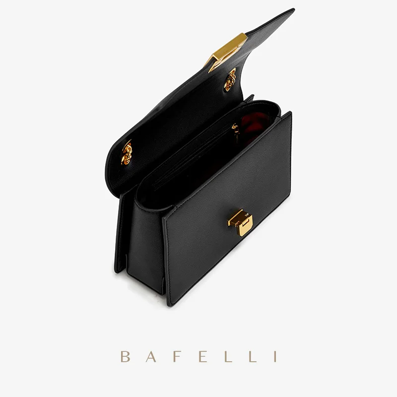 bafelli handbag womens 2022 new fashion shoulder all matching minimalist chain bag purse casual versatile stylish luxury brand free global shipping