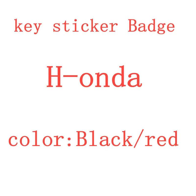 2 шт. 20 13 мм черный красный цвет Автомобильный ключ оболочка эмблема символ