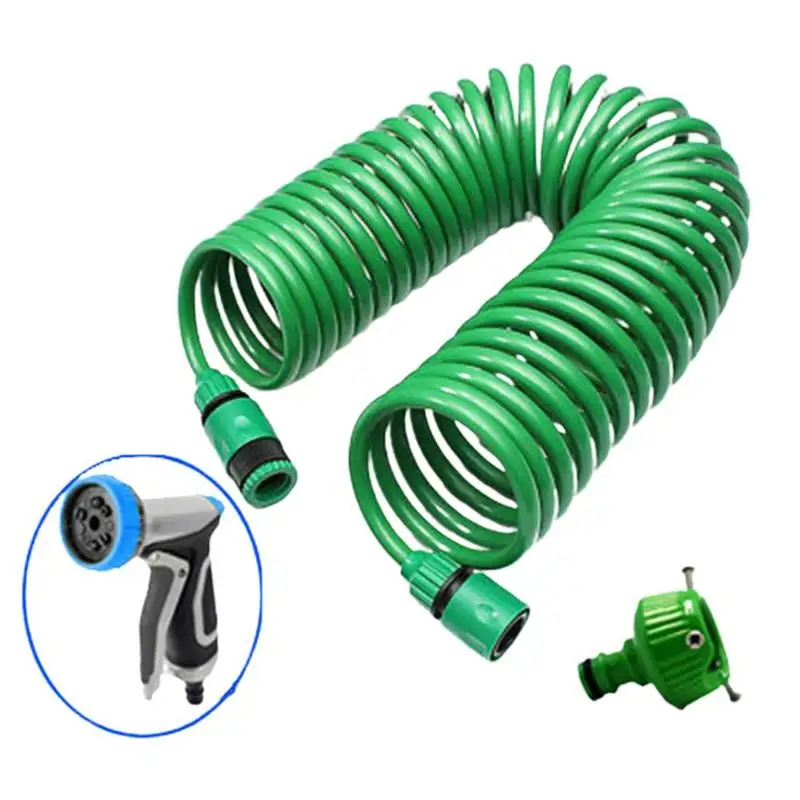 

Garden EVA Spring Tube Curly Water Hose Expandable Hose Pipe For Spray Water Gun Car Washer Flower Lawn Watering Watering Hose