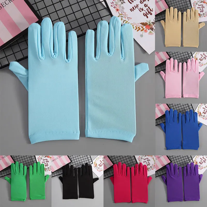 

New Fahion Milk Silk gloves Non-slip Breathable Ladies Gloves Spot Summer Thin UV Protection Sun Gloves driving gloves
