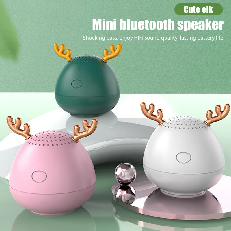 Беспроводной Bluetooth-динамик с изображением оленя диагональ дюйма | Электроника