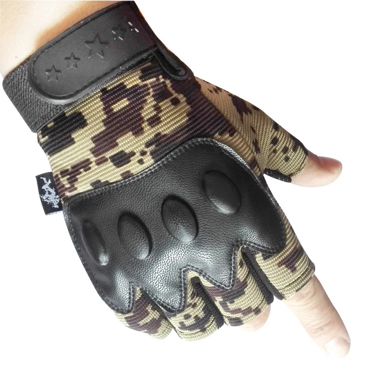 Тактические перчатки камуфляжные перчатки с открытыми пальцами для активного отдыха, спорта, альпинизма, военные перчатки, защитные Нескол... от AliExpress WW