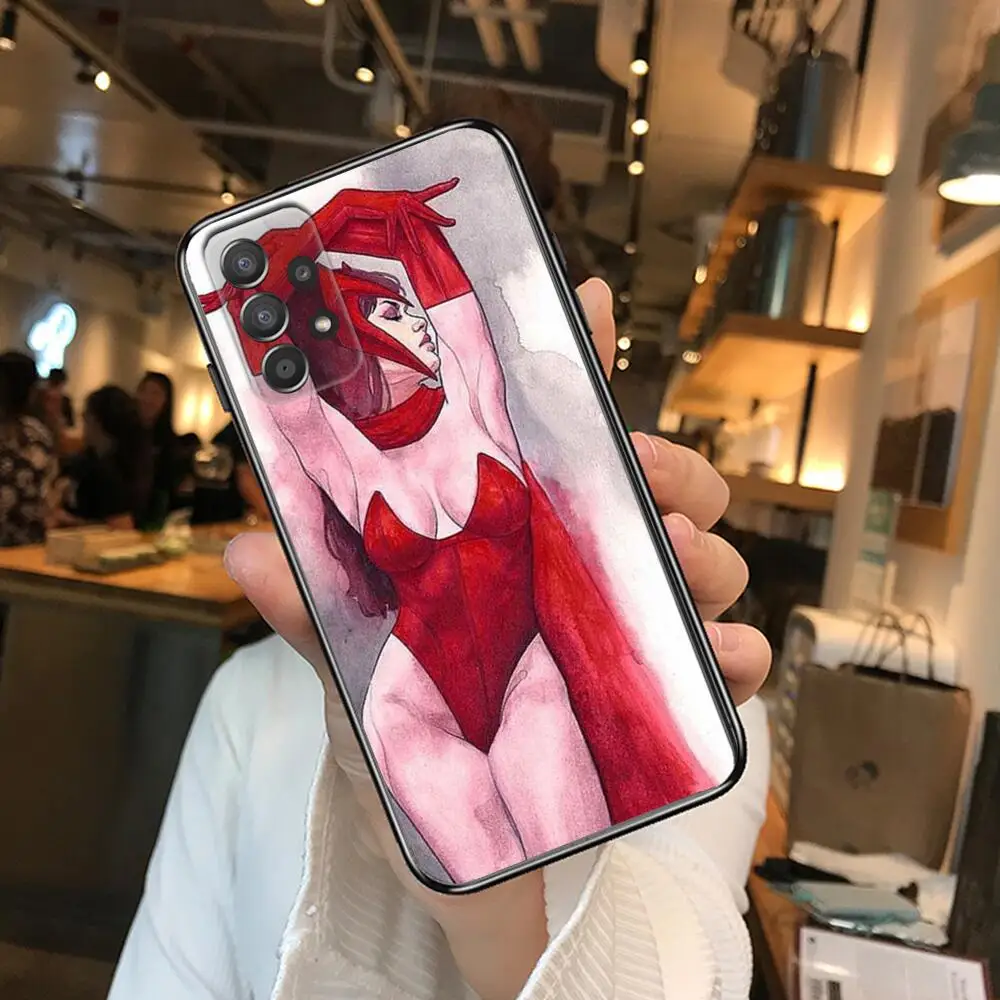 Чехол для телефона Scarlet Witch корпус Samsung Galaxy A70 A50 A51 A71 A52 A40 A30 A31 A90 A20E 5G a20s черный