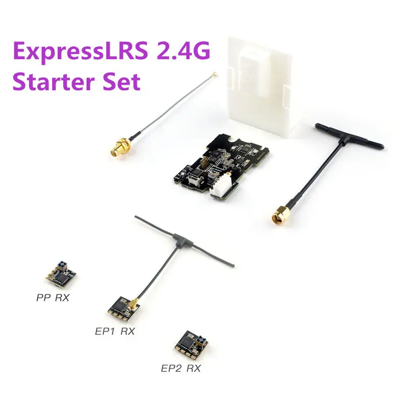HappyModel 2 4G ExpressLRS ELRS стартовый набор ES24TX Micro TX с 3 шт. EP1 EP2 RX для радиоуправляемых