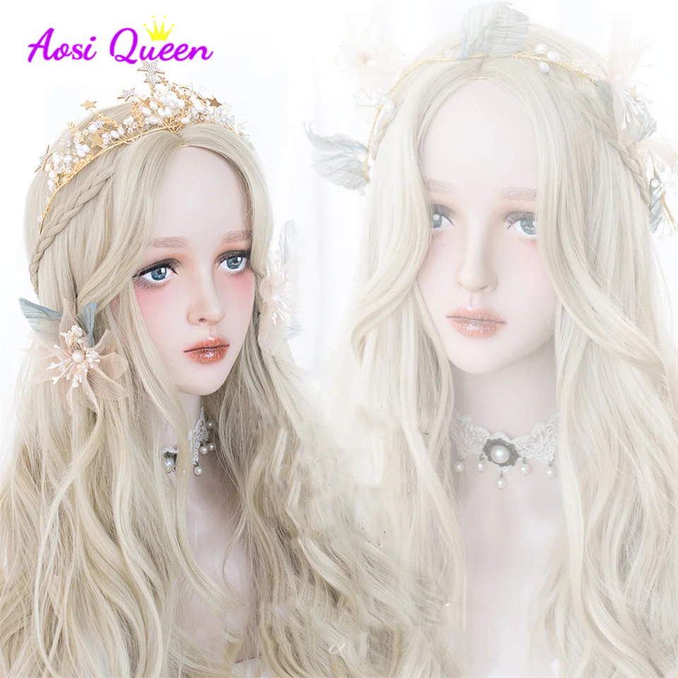 

AS Harajuku soft girl Lolita wave curly long curly dream romantic hair wig female