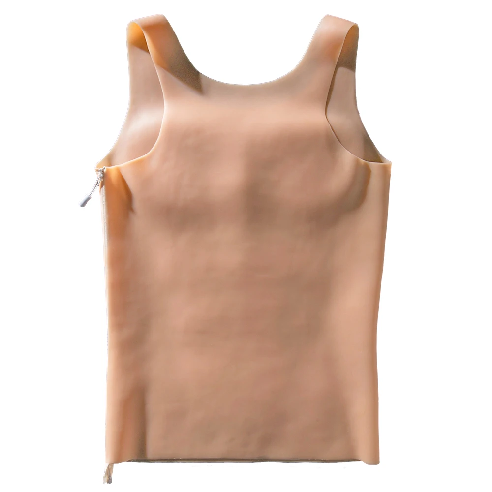 

1750g Zipper easy to wear fake silicone fake chest Muscle-fitting silicone breast prosth esis muscle hunk Muscle pack a chest