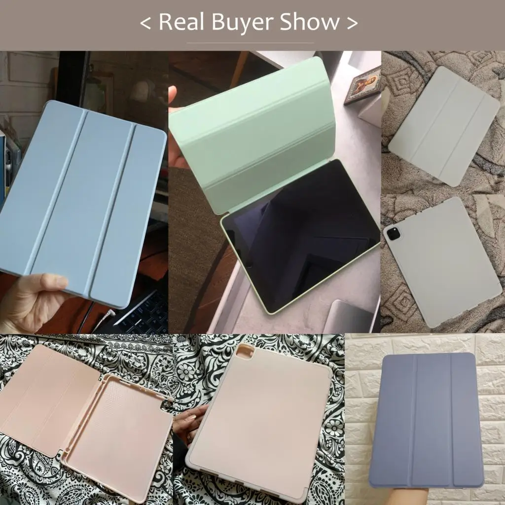 

For iPad Pro 12.9 Case 2021 M1 Funda iPad Pro 11 Case 2020 iPad Air 4 Case iPad 8th Generation Case 10.2 9.7 10.5 Pencil Case