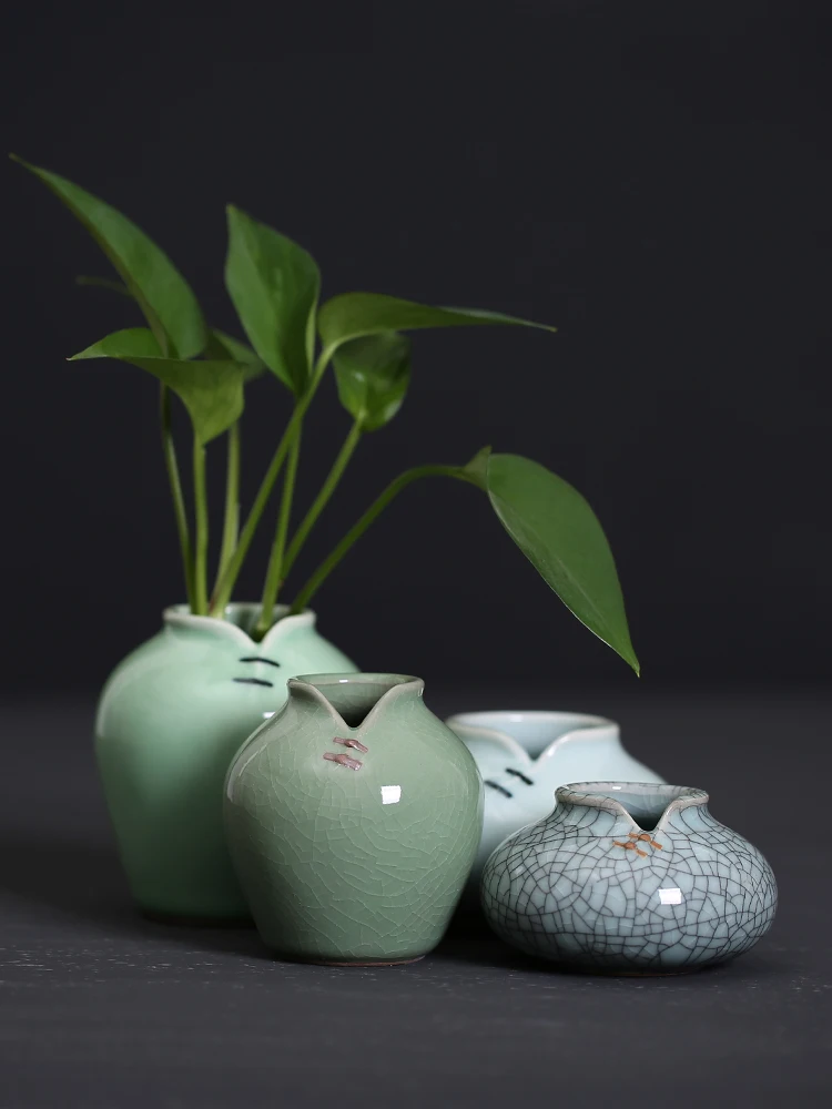 Керамическая ваза в стиле ретро NEWYEARNEW настольная Этническая ручной работы