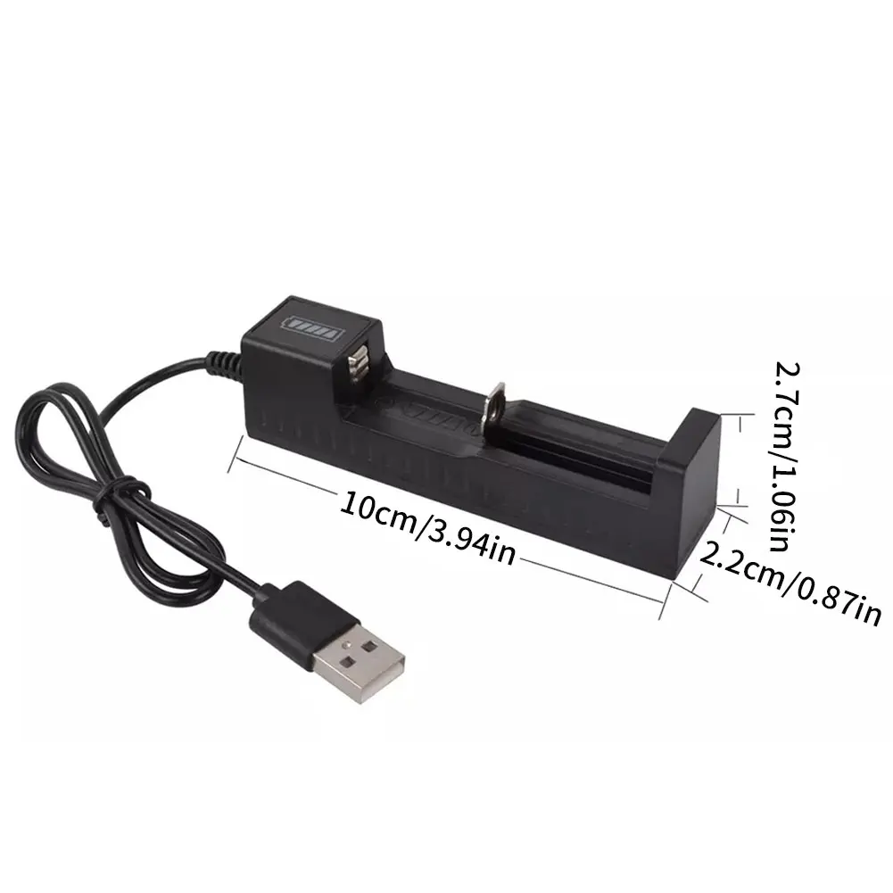 

18650 Battery Charger USB Battery Adapter LED Smart Chargering for Rechargeable Batteries Li-ion 18650 26650 14500