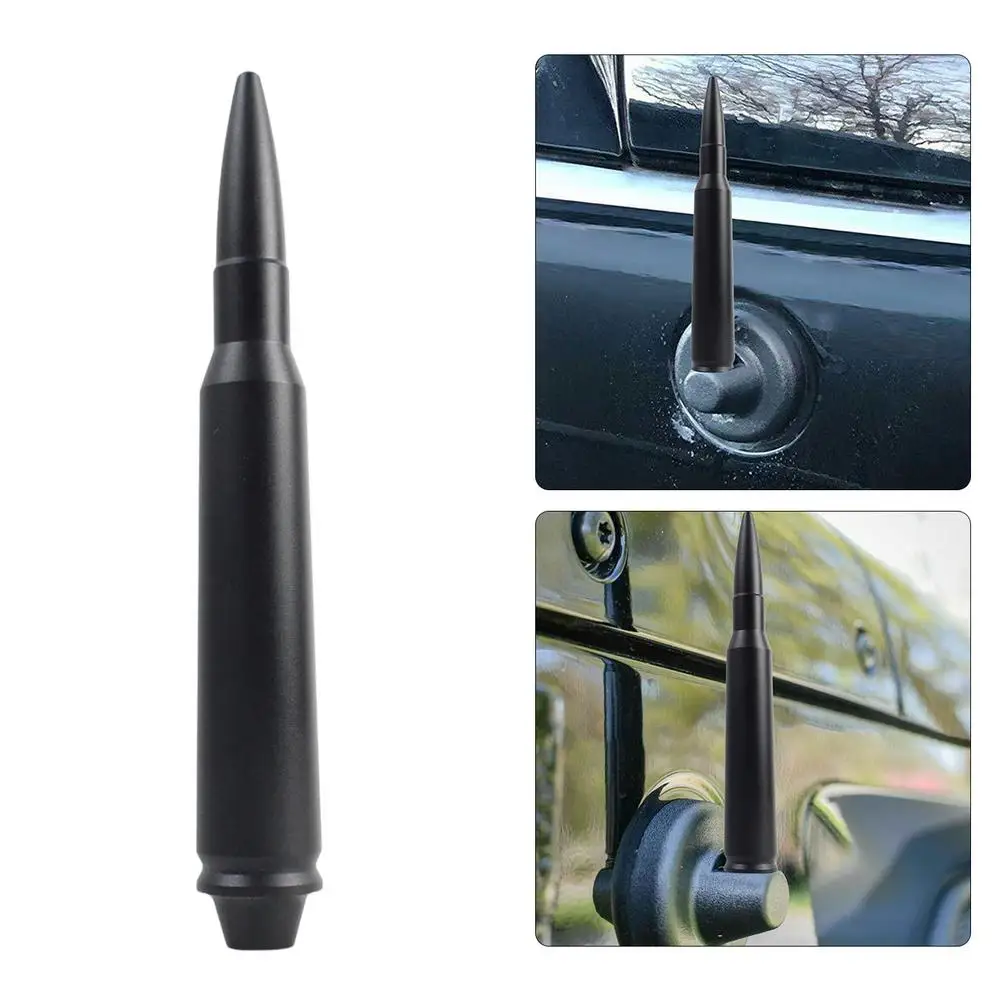 

Для Wrang ler короткая антенна алюминиевая Пуля для JK/JL прочная Совместимость с большинством моделей автомобилей, которые соответствуют болтам