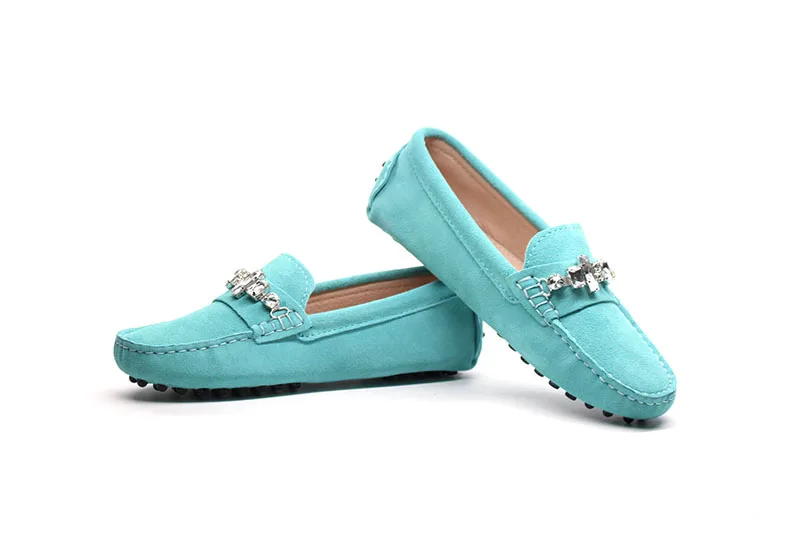 genuine cowhide leather women shoes Female Casual Fashion Flats Spring Autumn driving shoes women leather loafers