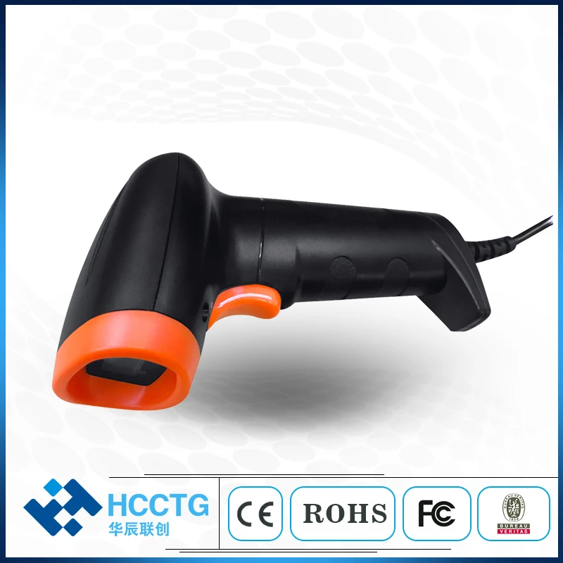 Дешевый удобный USB / RS232 1D 2D сканер штрих кода считыватель HS 6603|Сканеры| |