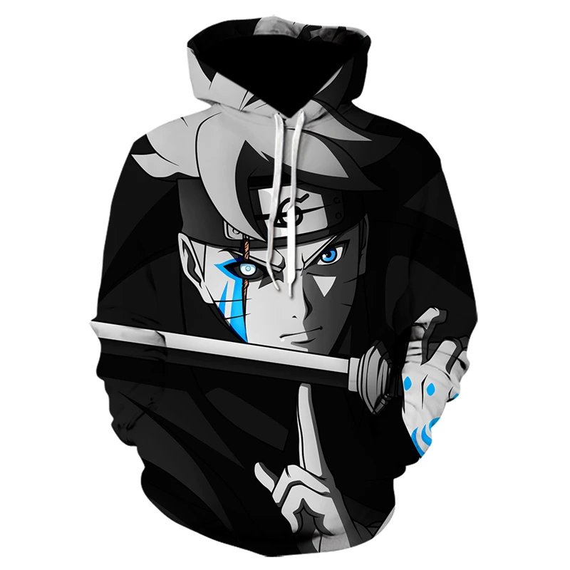 

Spring and Autumn New Men's and Women's Hoodie 3D Printed Japanese Anime Sasuke Children's Sweatshirt Jacket