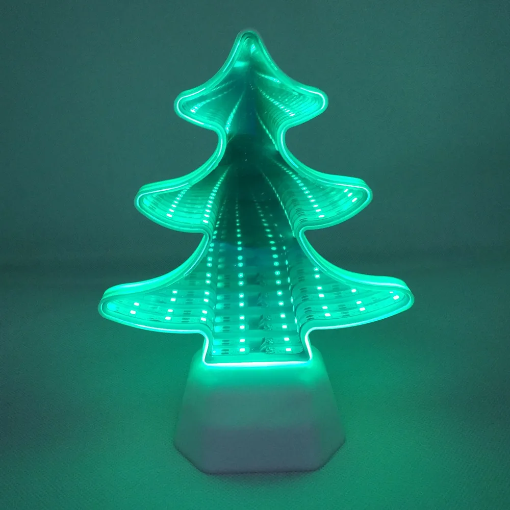 5D DIY алмазная живопись светодиодный светильник Рождественская елка Снеговик Ночник рождественские подарки Домашний декор AA Питание от батареи