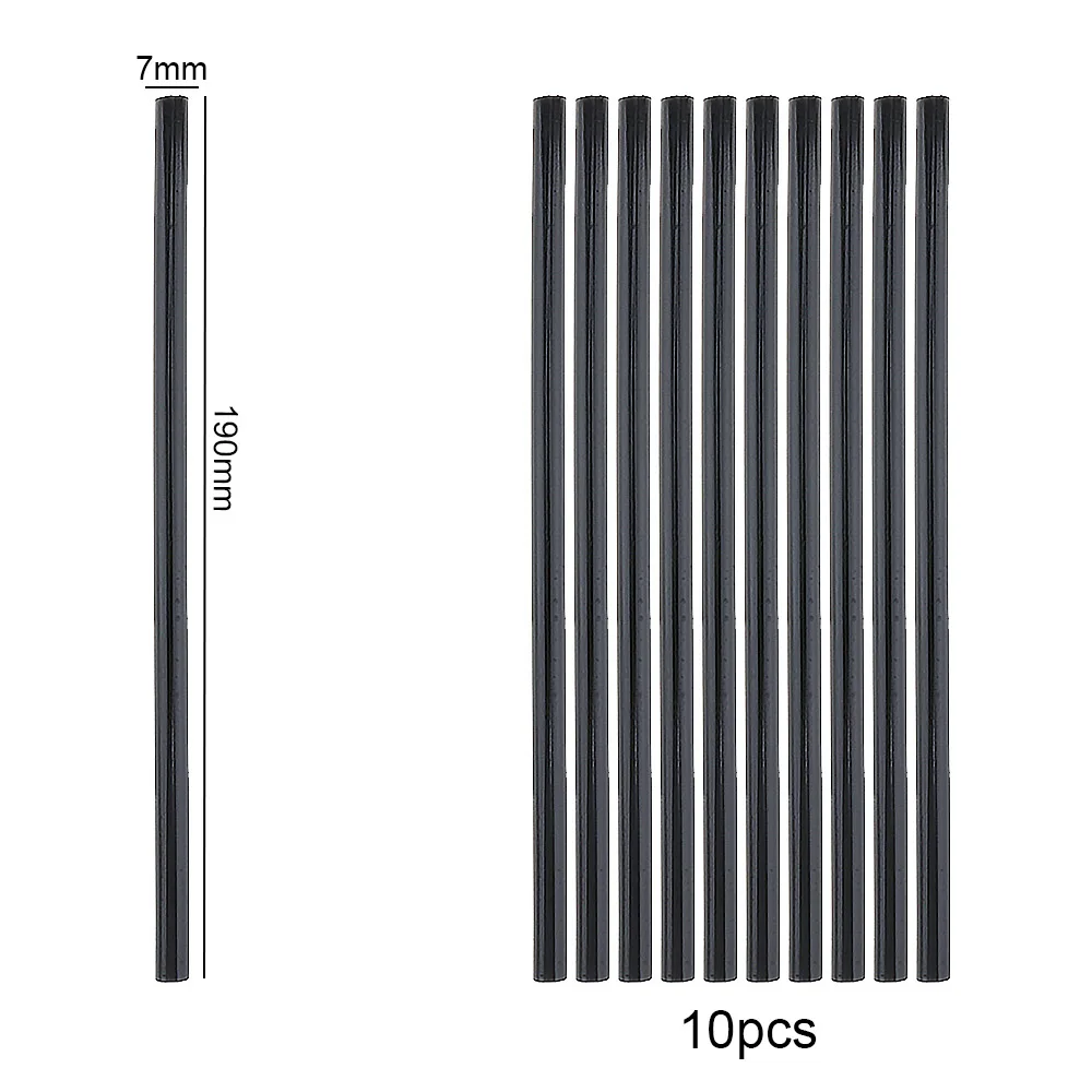 Клеевые стержни для пистолета 10 шт./лот черные термоклеевого принадлежности