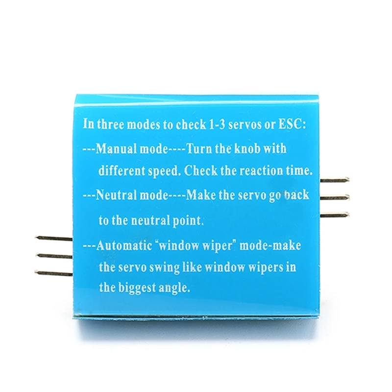 

Servo Tester Third Gear Switch With Indicator Light 4.2V To 6.0v RC Drones Accessories For Rc Models For RC Drone Airplanes Toys