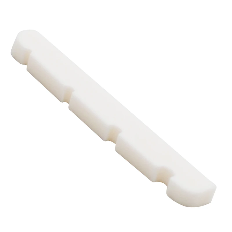 

50pcs/lots Slotted Real Bone 4 String JB Bass Nuts For Electric Bass 38/42x3x5.5MM