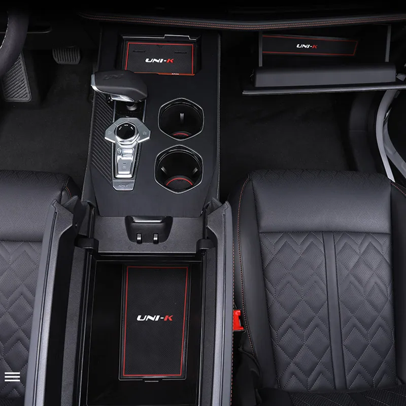 Hivotd Дверной слот Pad стайлинга автомобилей Нескользящий коврик для чашки воды Coaster