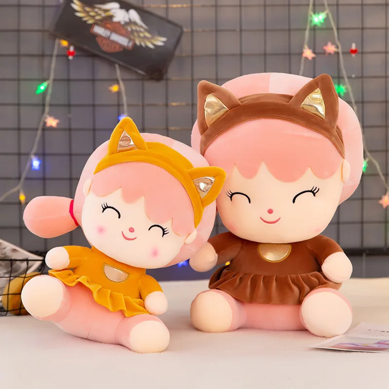 

Бесплатная доставка, 35/45 см, белка, девочка, кукла, аниме плюшевые игрушки для детей, милые украшения для комнаты, подушки, обнимашки, детская ...