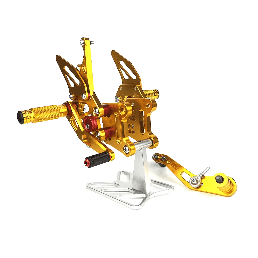 

CNC Aluminum Alloy Motorcycle Footrest Pedal Foot Peg Rearset Rear Set Accessories For SUZUKI GSX-R 1000 GSXR1000 2017-2019