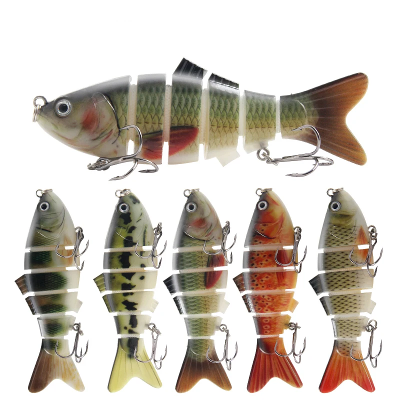 

10cm/20g Sinking Wobblers Fishing Lures Jointed Crankbait Swimbait 8 Segment Hard Artificial Bait For Fishing Tackle Lure