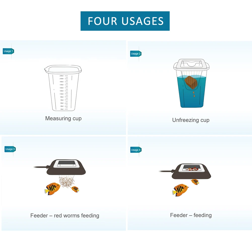 Принадлежности для аквариума кормушка красная червячная чашка Воронка