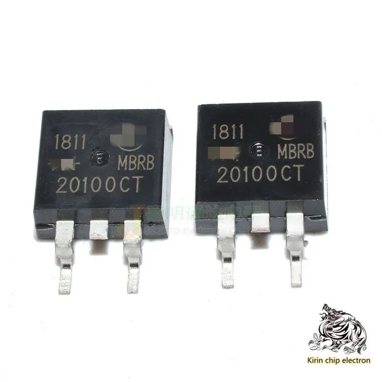 10 шт./лот MBRB20100CT B20100G патч выпрямитель Schottki TO 263 100V|Интегральные схемы| |