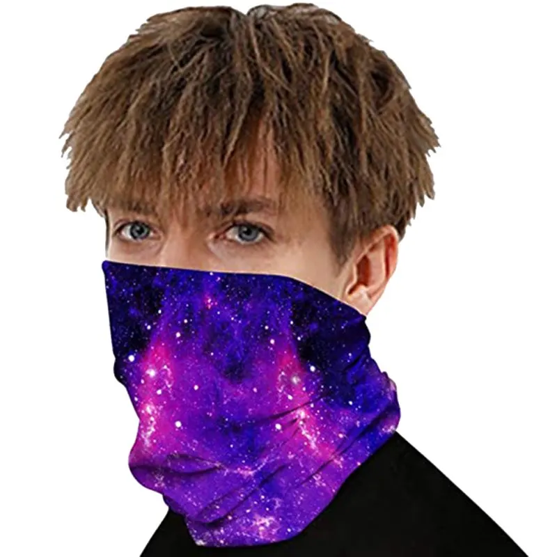 Мужской женский спортивный шарф для отдыха Звездный цвет активного