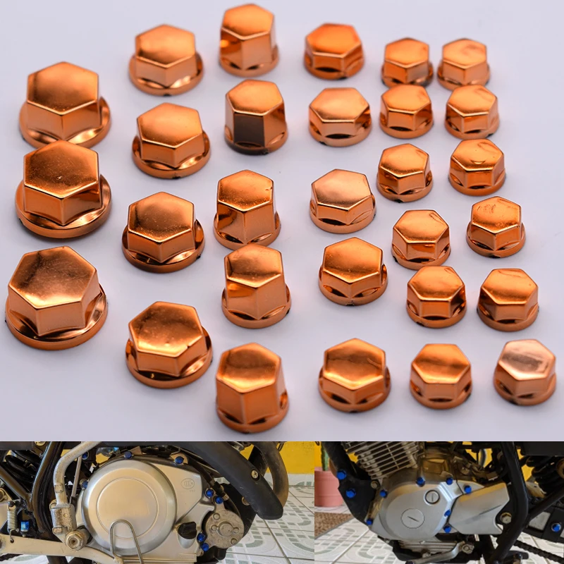 30 шт./компл. украшение для мотоциклетного фотогайки пластиковое хромирование KTM