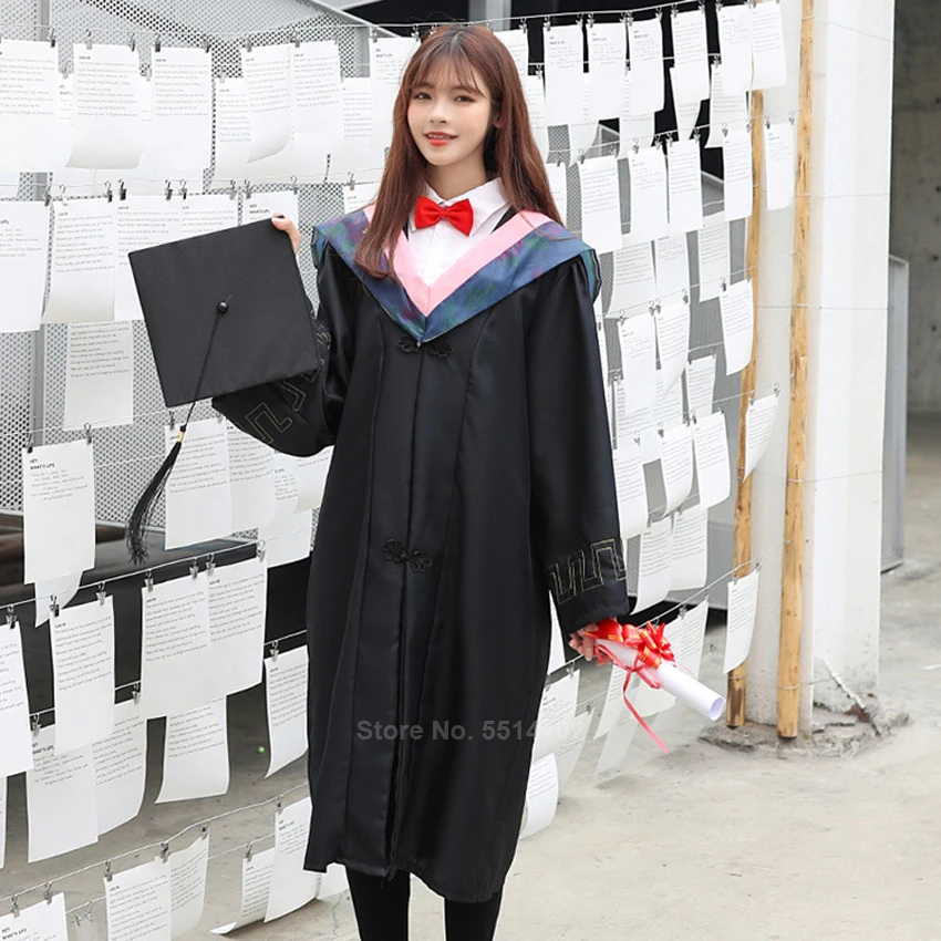 Выпускное Платье для взрослых школьная форма студентов Университетская одежда