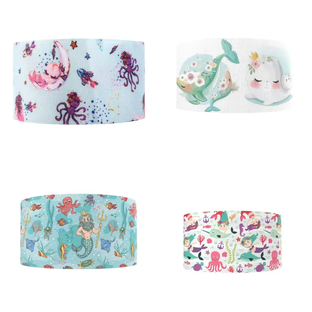 5Y рыбий океан Осьминог Корсажная Лента ткань для упаковки подарков своими руками