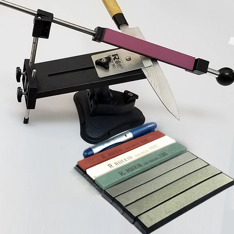 Professional Knife Sharpener chef Sharpening System Pencil Apex edge 4 whetstone sharpening stones | Дом и сад