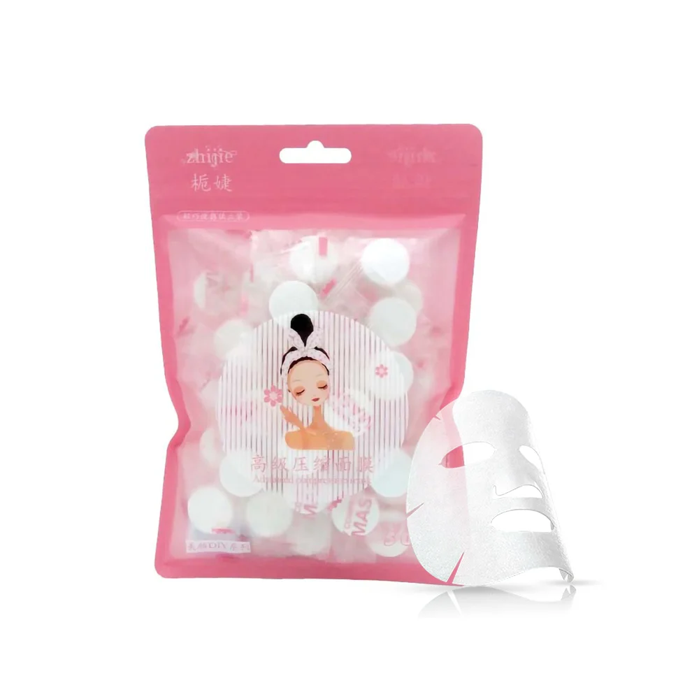 20/50/100 Tablets Disposable Compressed Mask Paper Non-woven Fabric DIY Add Essence Moisturizing Beauty Face Care Tool | Красота и