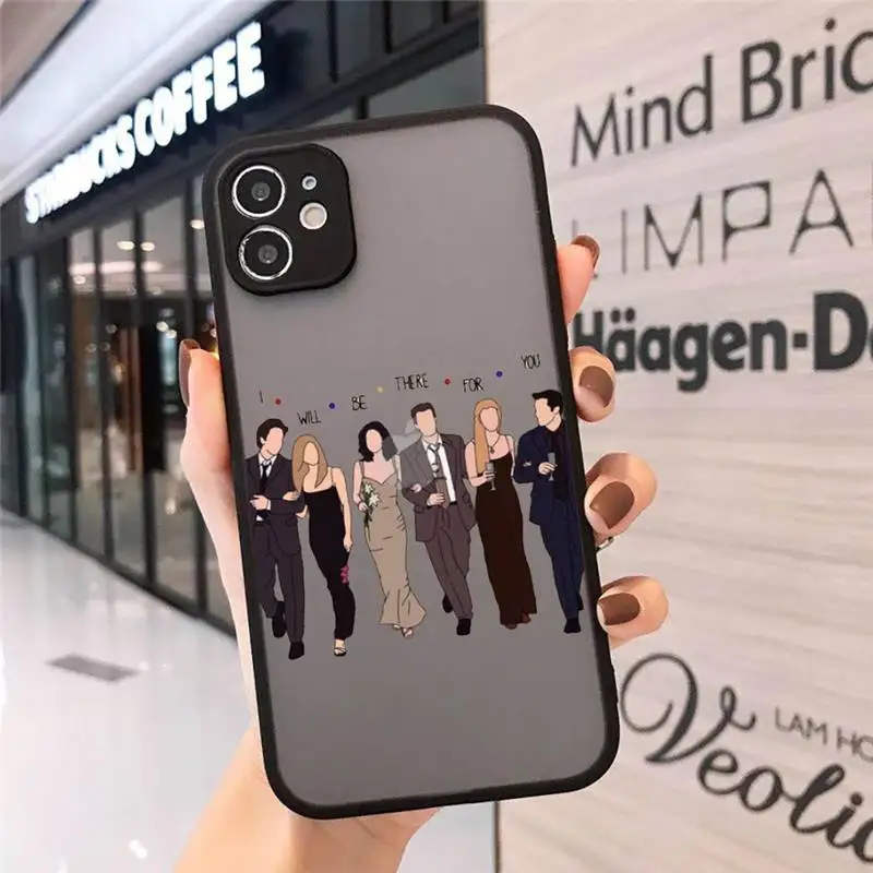 

Friends TV Phone Cases matte transparent For iphone 7 8 11 12 plus mini x xs xr pro max cover